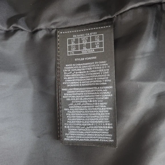 Guess Men's Gray Puffer Ski Snowboard Jacket NWOT Hooded XL Warm Cozy - Picture 8 of 12